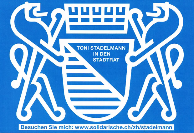 Toni Stadelmann, Zürich Stadtratswahlen 21. April 2013
