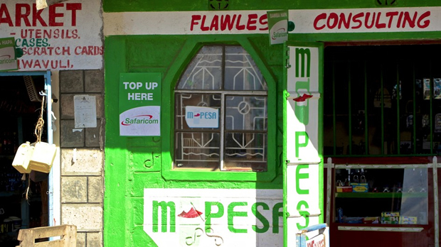 Afrika hat's Zahlstelle für Bargeldkarte M-Pesa
