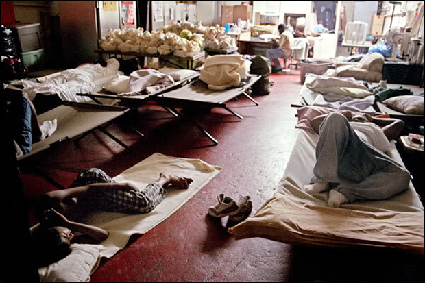 Obdachlose in New York
