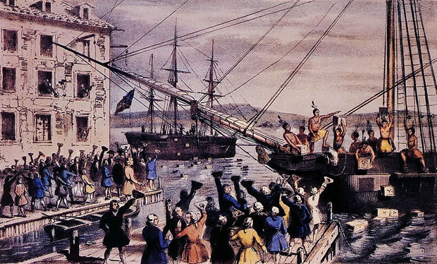 Boston Tea Party von 1773